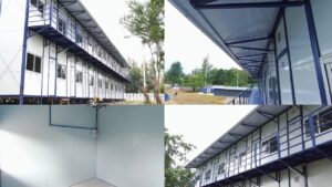 บ้านพักน็อคดาวน์ 40 ห้อง แบบเช่า ติดตั้งประมาณ 7 วัน งบเริ่มต้นไม่เกิน 40,000 บาทต่อห้องตามสเปก และขั้นตอนก่อนสั่งผลิต